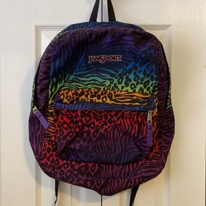 Jansport Backpack Animal Print Cheetah Zebra